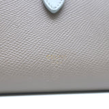 Celine Large Strap Wallet Gray/Blue Bicolor Grained Calfskin