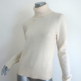 Ralph Lauren Collection Cashmere Turtleneck Sweater Cream Size Medium