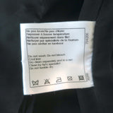 Chanel 10A Fur-Trimmed Tweed Tie Waist Jacket Black/Red Wool-Blend Size 36