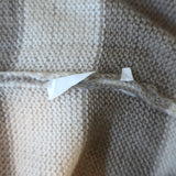 Dolce & Gabbana Striped Cashmere V-Neck Sweater Beige & Cream Size 42