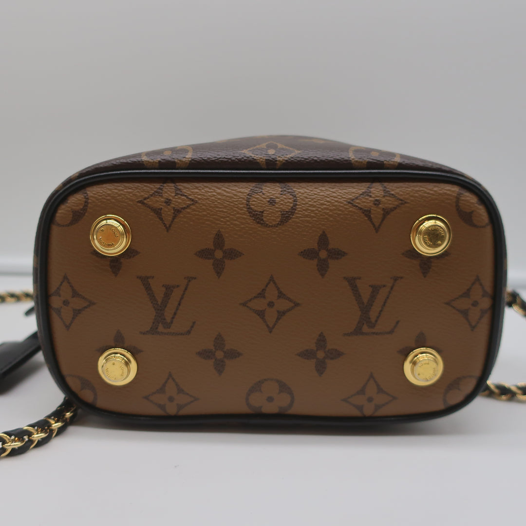 Louis Vuitton Vanity PM Bag Monogram Reverse Canvas