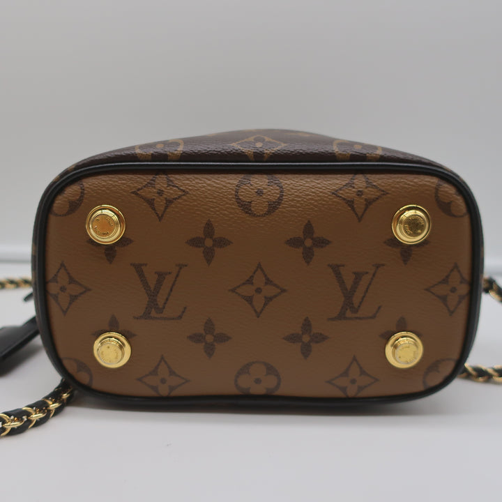 Louis Vuitton Vanity PM Bag Monogram Reverse Canvas