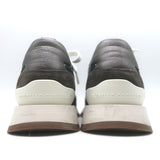 Brunello Cucinelli Monili-Trim Knit Running Sneakers Gray/Black Size 40