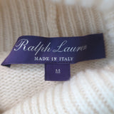 Ralph Lauren Collection Cashmere Turtleneck Sweater Cream Size Medium