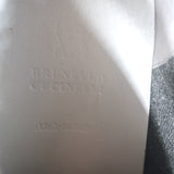 Brunello Cucinelli Monili-Trim Knit Running Sneakers Gray/Black Size 40