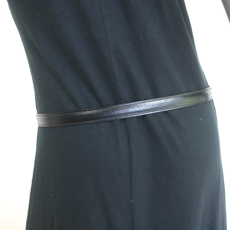 Hermes Reversible H 20mm Belt Brown &amp; Black Leather Size 90