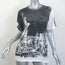 Christian Dior New York T-Shirt Black & White Cotton-Linen Size Medium