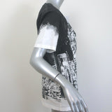Christian Dior New York T-Shirt Black & White Cotton-Linen Size Medium