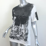 Christian Dior New York T-Shirt Black & White Cotton-Linen Size Medium