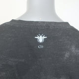 Christian Dior New York T-Shirt Black & White Cotton-Linen Size Medium