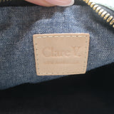 Clare V. FoldOver Clutch Green Calf Hair NEW