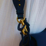 Christian Dior Saddle Bag Navy Ultramatte Calfskin Leather