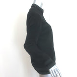 Chanel Metallic-Striped Velour Track Jacket Black Size 42