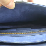 Christian Dior Saddle Bag Navy Ultramatte Calfskin Leather