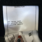 Chanel Metallic-Striped Velour Track Jacket Black Size 42