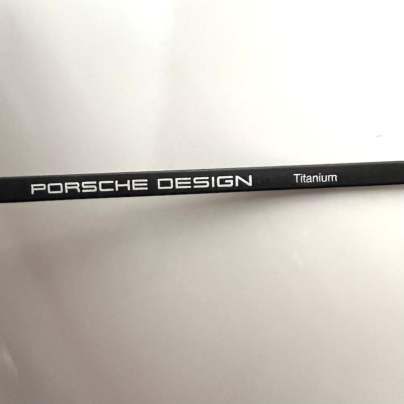 Porsche Design Mirrored Aviator Sunglasses Black Titanium P8478