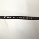 Porsche Design Mirrored Aviator Sunglasses Black Titanium P8478