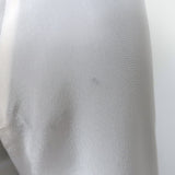 Alice + Olivia Willa Crystal-Embellished Collar Top Cream Silk Size Extra Small