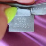 Vintage Iconic Proenza Schouler Bustier Top Purple Embroidered Stretch Satin Size 4