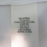 Alice + Olivia Willa Crystal-Embellished Collar Top Cream Silk Size Extra Small