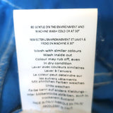 GANNI Sheldon Denim Hooded Jacket Blue Cotton Size 36