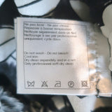 Chanel 10P Halter Mini Wrap Dress Black/White Lion CC Print Silk Size 40