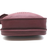 Hermes Evelyne III PM Crossbody Bag Rouge Sellier Leather Palladium Hardware
