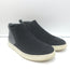 Prada Slip-On High Top Sneakers Black Suede & Leather Size 7