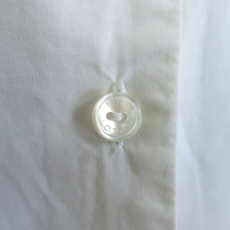 Nili Lotan Everett Ruffled Eyelet-Trim Shirt White Cotton Size Extra Small