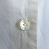 Nili Lotan Everett Ruffled Eyelet-Trim Shirt White Cotton Size Extra Small