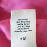 LoveShackFancy Puff Sleeve Maxi Dress Pink Floral Print Cotton Size 4