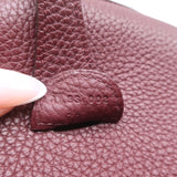 Hermes Evelyne III PM Crossbody Bag Rouge Sellier Leather Palladium Hardware