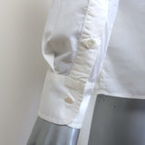 Nili Lotan Everett Ruffled Eyelet-Trim Shirt White Cotton Size Extra Small