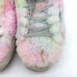 Golden Goose Superstar Sabot Glitter-Star Tie Dye Shearling Sneakers Size 40
