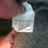 Brunello Cucinelli Leather-Buckle Coat Anthracite Wool-Cashmere Size 40