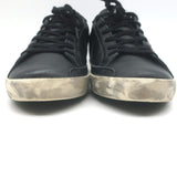 Golden Goose Superstar Low Top Sneakers Black & White Leather Size 40