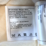 Chanel Crewneck Mini Sweater Dress Ivory Semi-Sheer Silk Knit Size 38