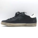 Golden Goose Superstar Low Top Sneakers Black & White Leather Size 40