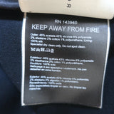 Roland Mouret Devey Strapless Peplum Gown Navy Satin & Black Crepe Size US 6