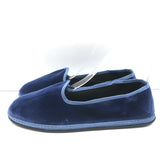 Piedaterre Modigliani Espadrille Flats Navy Velvet Size 42 NEW