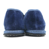 Piedaterre Modigliani Espadrille Flats Navy Velvet Size 42 NEW