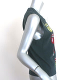 DAYDREAMER Rolling Stones 12 Tongues Tank Top Charcoal Size Small