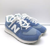 New Balance 574 Low Top Sneakers Blue/White Suede Size 8 U574FDG NEW