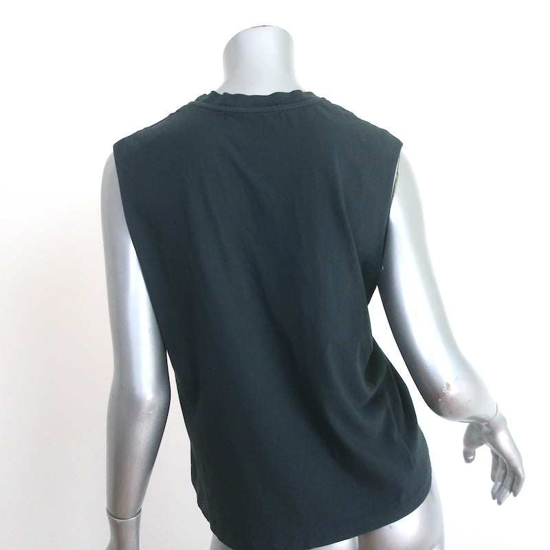 DAYDREAMER Rolling Stones 12 Tongues Tank Top Charcoal Size Small