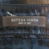 Bottega Veneta Intrecciato Leather Strapless Top Black Size 42