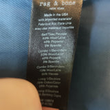 Rag & Bone Lexington Mixed-Plaid Blazer Gray Wool-Blend Size 2 One-Button Jacket