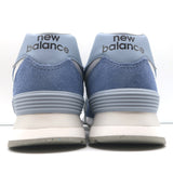 New Balance 574 Low Top Sneakers Blue/White Suede Size 8 U574FDG NEW
