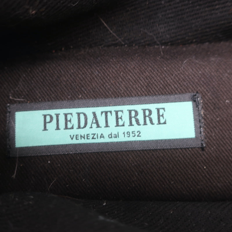Piedaterre Modigliani Espadrille Flats Orange Velvet Size 42 NEW