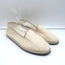 Piedaterre Modigliani Espadrille Flats Cream Canvas Size 42 NEW