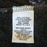 Aviator Nation Mountain Stripe Crewneck Sweatshirt Dark Gray Size Medium